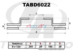 ��������� ���� FR 40206-0W001, ������ �������� TABD6022 ����