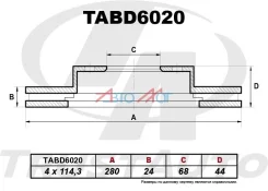 ��������� ���� FR 40206-EM10A, ������ �������� TABD6020 ����