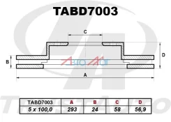 ��������� ���� FR 26310-AC041, ������ �������� TABD7003 ����