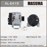 ��������� Masuma, Volkswagen / CNRB. CASA, CASD, CJMA, CVWA, CRCD (14V/180A) AL-E415 ALE415 ����