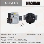��������� Masuma, AUDI / CALA (14V/150A) Masuma ������� AL-E410 | �������� �� ��, ������, 5 ����� | �������� �� 12 ��� | ������ � ������� | ������� AL...