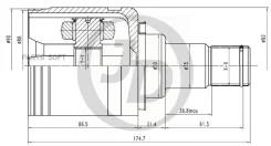 ���� ���������� JUST Drive JCN0208 JCN0208 ����