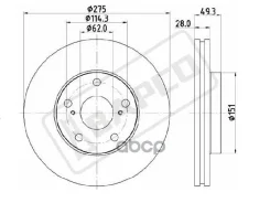 ���� ��������� �������� Toyota Camry V1. V2 Bapco ���. BD0030 BD0030 ����