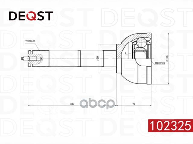  Toyota Land Cruiser 80 4.2/4.5 90-98  Deqst . 102325 102325 