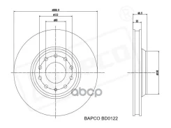 ���� ��������� �������� LADA 2112 R14 ��������������� Bapco ���. BD0122 BD0122 ����