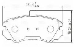 ������� ��������� �������� ����� Hyundai Elantra 00- Trialli PF2535 PF2535 ����