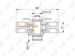 ����� �������� ���������� ����� Lynxauto PB5046 PB5046 ����