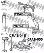 ����� ������� ��������� ����������� ������ JEEP Grand Cherokee III 2004-2010 Febest 2020LIBL 2020LIBL ����