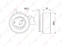 ����� ���������� ����� ��� OPEL Astra F 1.6-2.0 91-98 / Omega A/B 2.0 -00 / Vactra A/B 1.6-2.0 88-02 / Kadett E 1.8-2.0 -91 Lynxauto PB1142 PB1142 ���...
