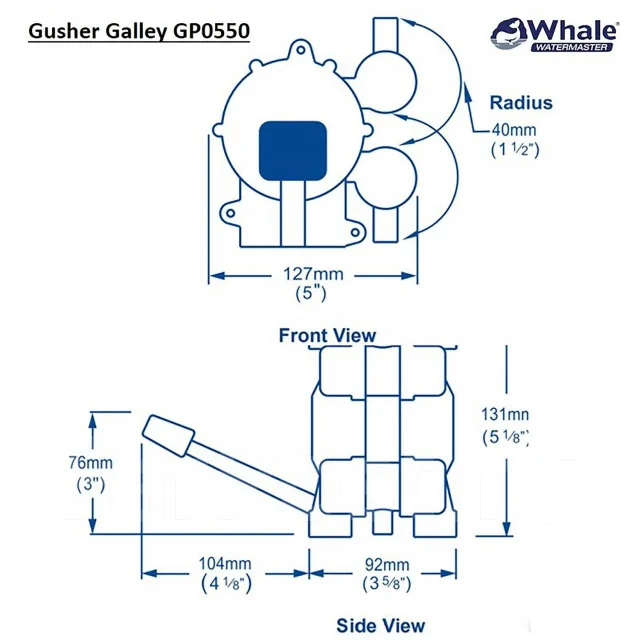 ������ ����� ��������������� ��������� Whale Gusher Galley Mk 3 GP-5 GP0551 9 �/��� 13 �� ����� ����� ����