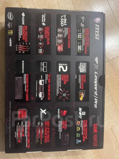 MSI GP72 7RD Leopard. 17.3", 64����, ��� 8 ��, ���� 1 000���, WiFi: 1, Bluetooth: 1, ����������� �� 6��. ����