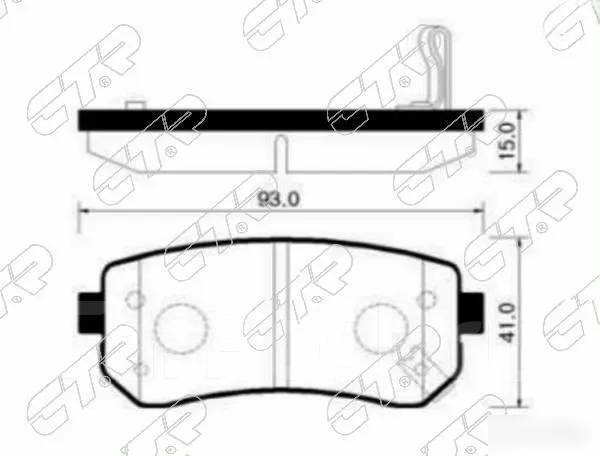    KIA RIO 05-11/ceed 06/cerato 09/sportage 04/hyundai creta 15- tucson 15 CTR GK0542 GK0542 