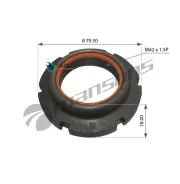 ����� �������! d100x25mm M58x1.5MAN Mansons 400643 400643 ����