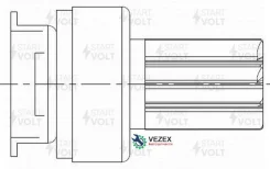 ������ �������� (�������) ��� �/� Subaru Forester (97-) 2.0i MT (��� Mitsubishi) (VCS 2203) Startvolt VCS2203 VCS2203 ����