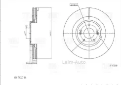 ���� ����. �����. d=340 (�����. ) Kia Carnival (14-) (� 2018 �/�) (DF 073109) DF073109 ����