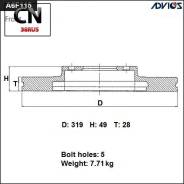   . Advics A6F115B Advics A6F115B A6F115B 