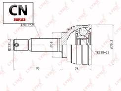   -! Mitsubishi Colt/Lancer CO3603 LYNXauto CO3603 CO3603 