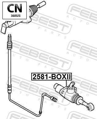      Peugeot Boxer II 2002-2006 2581-Boxii 2581-Boxii Febest 2581Boxii 2581BOXII 