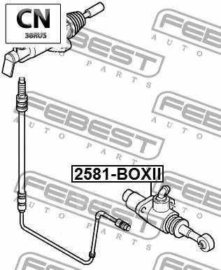      Peugeot Boxer II 2002-2006 2581-Boxii 2581-Boxii Febest 2581Boxii 2581BOXII 