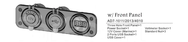 ������ � US�-�������� 5� 2.1�, �������������� � ����������� AAA MR8124, 2 ����� ����