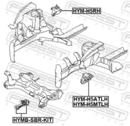 ������� ��������� ������ (��������������) Hyundai Accent/Solaris 17 2017-2020 [Europe + Russia] HYMH5RH ����