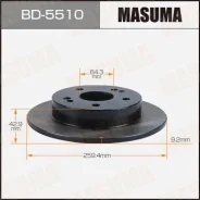 ���� ��������� Masuma, rear Honda Civic / FK [��.2] BD-5510, ������ BD5510 ����