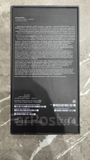 Apple iPhone 13 Pro. �/�, 128 ��, �����, 3G, 4G LTE, 5G, NFC ����