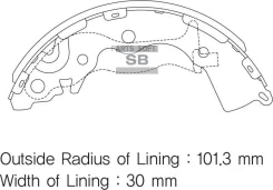 ������� ��������� ���. Hyundai Accent 1.4-1.6 05-/KIA RIO II 1.4-1.6 05- SA153 SA153 ����