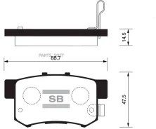 ������� ��������� �������� Honda CR-V 2.2 CTDi 05-06/Accord VII 2.4 08 SP1076R SP1076R ����