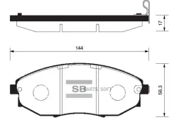 ������� ��������� Chevrolet Epica 07- �������� SP1193 SP1193 ����