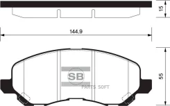 ������� ��������� Mitsubishi ASX/Lancer/Outlander/Dodge Caliber �������� SP1360 SP1360 ����