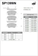 ������� �������� Hyundai Solaris (������-�� �����, ��� ���������� �������) SP1399IN SP1399IN ����