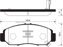 ������� ��������� Honda Civic 01-05/FR-V 1.7-2.2 05-/Stream 1.7/2.0 01- �������� SP2012, ������ SP2012 ����