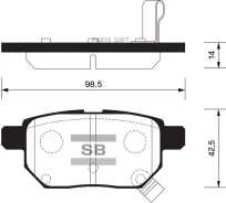 ������� ��������� �������� Toyota Auris 1.4VVT-i -2.2D 07/Yaris 1.0VVT-i 06 SP2094 SP2094 ����