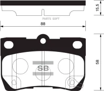������� ��������� Lexus GS 3.0-4.6 05-/IS 2.2-2.5 05- ������ SP2083 SP2083 ����