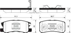 ������� ��������� Peugeot 4007/Mitsubishi Pajero III/Outlander 06 ������ SP2076 SP2076 ����
