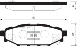 ������� ��������� �������� Subaru Legacy IV 2.0i/2.5 I/Outback 2.5i 03 SP2118 SP2118 ����