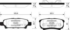 ������� ��������� Mitsubishi Lancer IX 03Outlander 0308 ������ SP2111 SP2111 ����