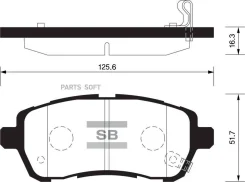 ������� ��������� FORD Fiesta 08-/Mazda 2 07- �������� SP2113 SP2113 ����