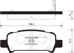 ������� ��������� �������� Subaru Forester 2.0 97-02/Impreza 00/Legacy 98 SP2120 SP2120 ����