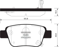 ������� ��������� Toyota Avensis 03/Corolla Verso 04 ������ SP2184 SP2184 ����