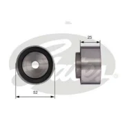 ����� ���������� KIA Carens/Cerato/Clarus/Rio/Shuma�/Mazda 323/MX-3/MX-5 01/94- Gates T42005 T42005 ����