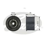 ����� ���������� Chevrolet Captiva/Epica/Lacetti/Nubira/R�ezzo/Opel Antara/Astra F/Calibra/Frontera/Cadet/Omega�/Vectra 03/94- Gates T42084 T42084 ���...