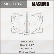 ������� �������� Masuma, PN0695 front MS-E0252, �������� MSE0252 ����