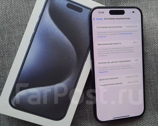 Apple iPhone 15 Pro. �����, 256 ��, �����, 3G, 4G LTE, 5G, Dual-SIM, NFC ����