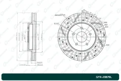 ���� ��������� ��������������� ������������� G-brake GFR-20285R ������ GFR20285R ����