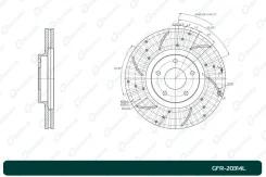 ���� ��������� ��������������� ������������� G-brake GFR-20314L ����� GFR20314L ����