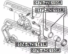 ������� ������� ������ Toyota Corolla E150 2006-2013 0176-ADE150R 0176ADE150R ����