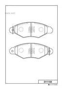 ������� ��������� Nissan Kubistar X76 03-, Renault Kangoo 97-, Citroen Xsara 97-05 D11188 ����