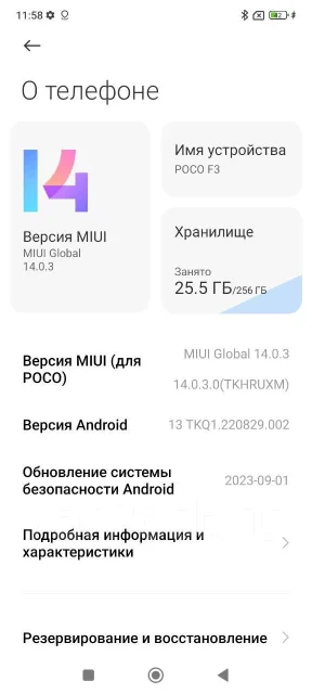Xiaomi Poco F3. �/�, 256 ��, �����, 5G ����